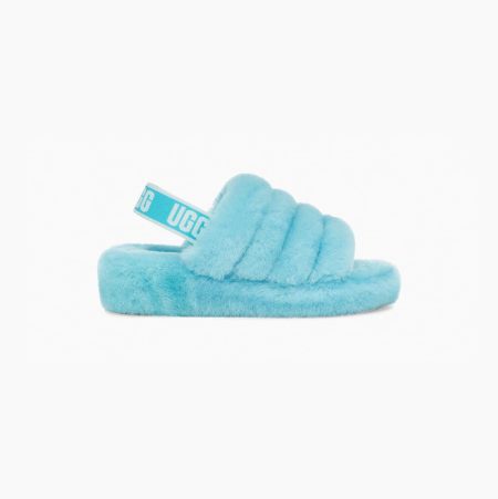 UGG Fluff Yeah - Badesandaler Dame - Lyse Blå (NO-T014)